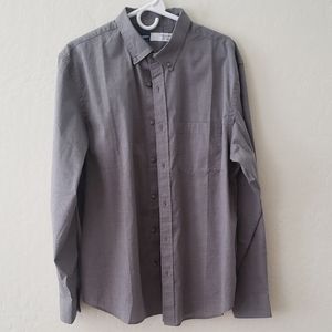 Men's Old Navy Button Up Gray Shirt